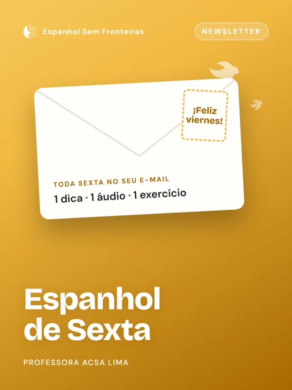 Capa da newsletter Espanhol de Sexta