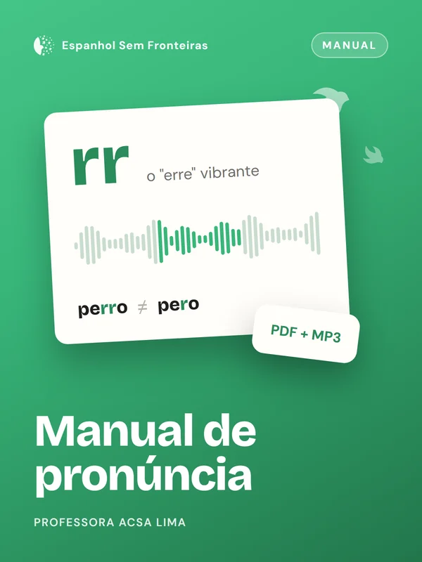 Capa do Manual de pronúncia do espanhol