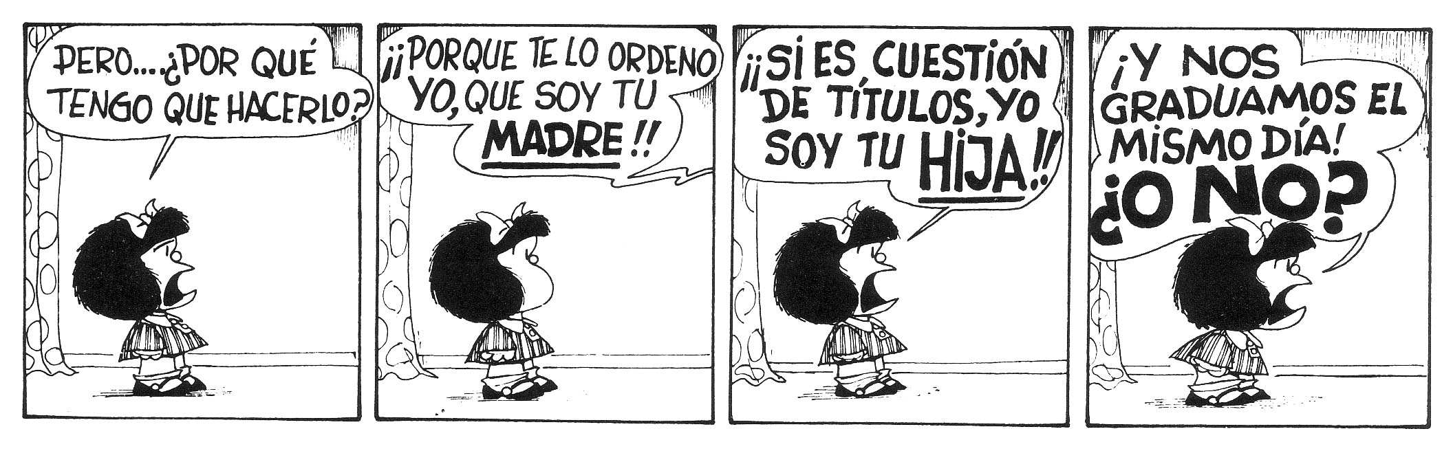 Historia Em Quadrinho Mafalda Em Espanhol