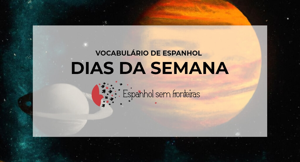 Vocabulário: Dias da semana em inglês